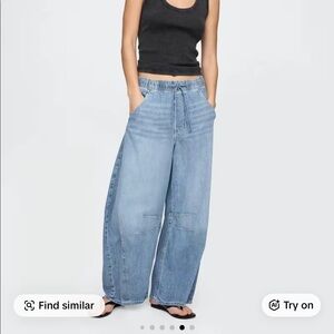 Gap mid rise ultra soft easy horseshoe jeans